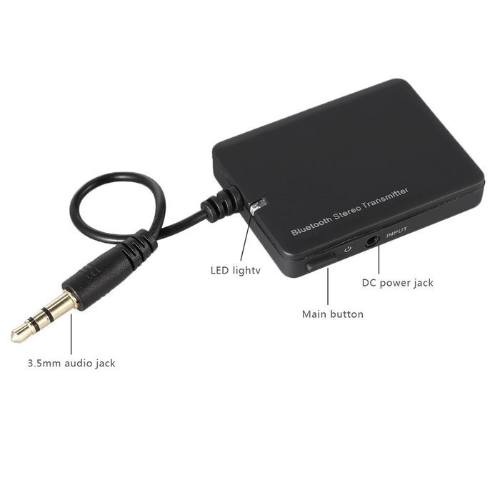 Fanala Wireless Bluetooth Audio Stereo Transmitter A2DP Dongle Adapter 3.5mm Jack