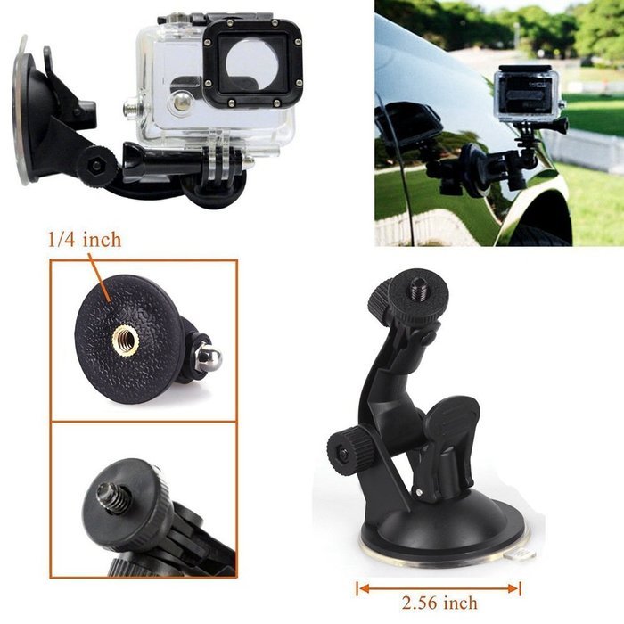 Tekcam Basic 5-in-1 Accessories Bundles Kits for Waterproof Action Sports Outdoor Camera N2