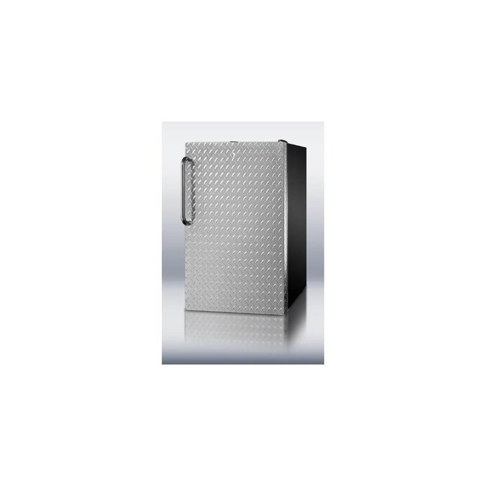 Summit FF521BLBI7DPLADA: Commercially listed ADA Compliant 20" wide built-in undercounter all-refrigerator, auto...