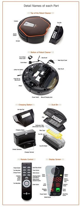 iCLEBO Arte YCR-M05-20 Metallic Silver Intelligent Cleaning Robot Vacuum N4