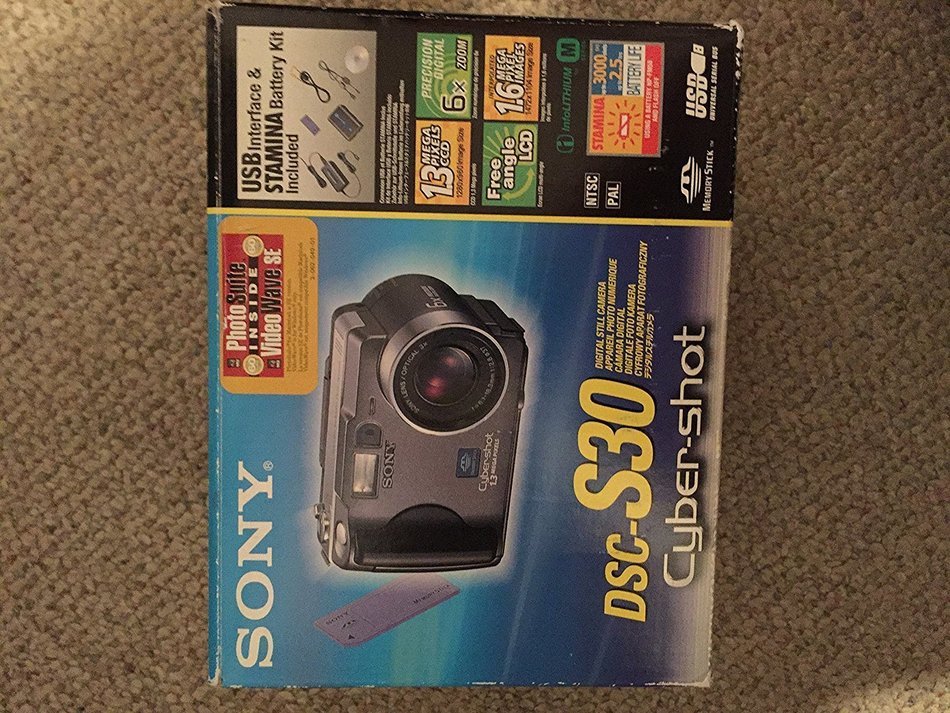Sony DSC-S30 Cyber-shot 1.2MP Digital Camera with 3x Optical Zoom