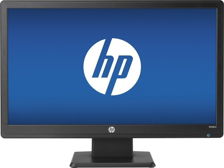 HP - 20" LED HD Monitor - Silver/Black - 1600 x 900 resolution - W2081D