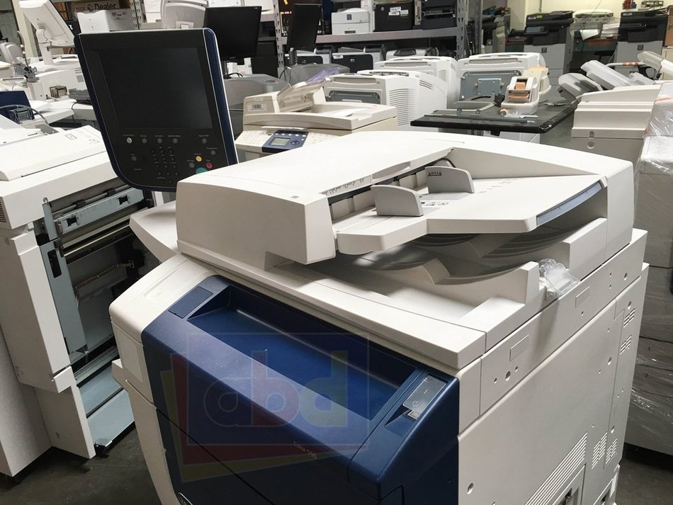Refurbished Xerox Color 550 Digital Production Printer &ndash; 50/55 ppm, Print, Copy, Scan, 2400 x 2400 dpi, 3,260... N2