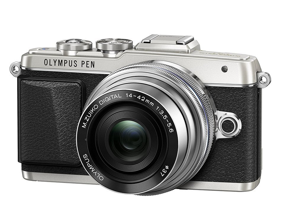 Olympus E-PL7 16MP Mirrorless Digital Camera with 3-Inch LCD with EZ Double Zoom Kit 12-42mm f/3.5-5.6 + 40-150mm... N52