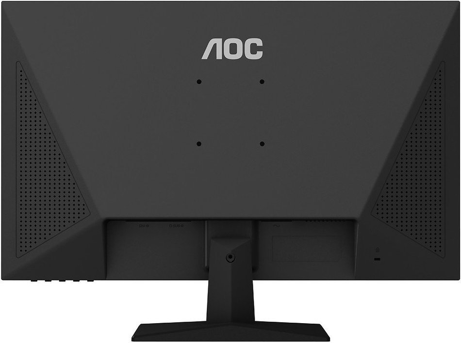 AOC - 24" LED HD Monitor - Black N4