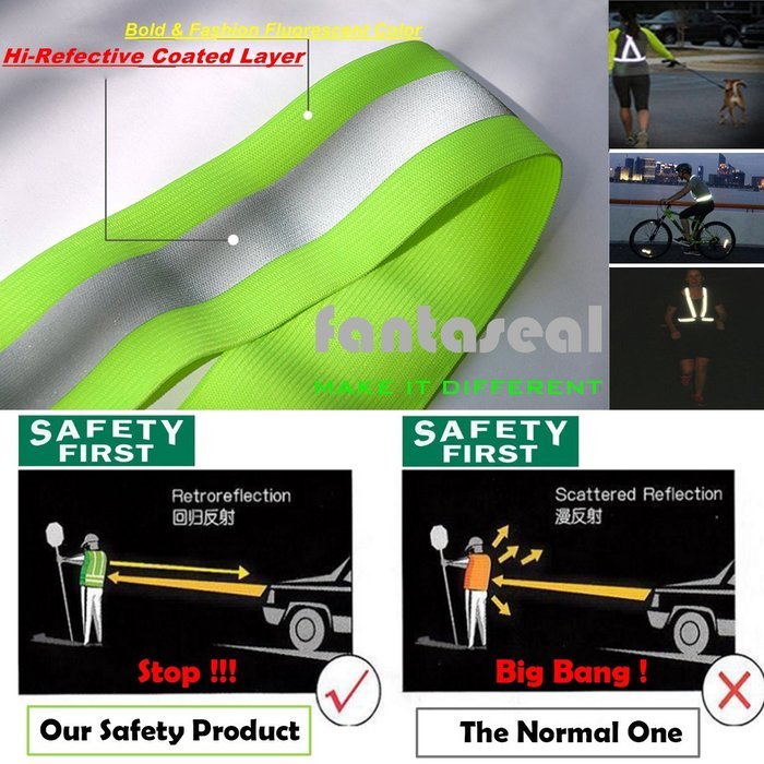Fantaseal Action Camera Chest Mount Hi-Reflective Safety Vest for GoPro Chest Mount Harness Chesty Vest GoPro... N45