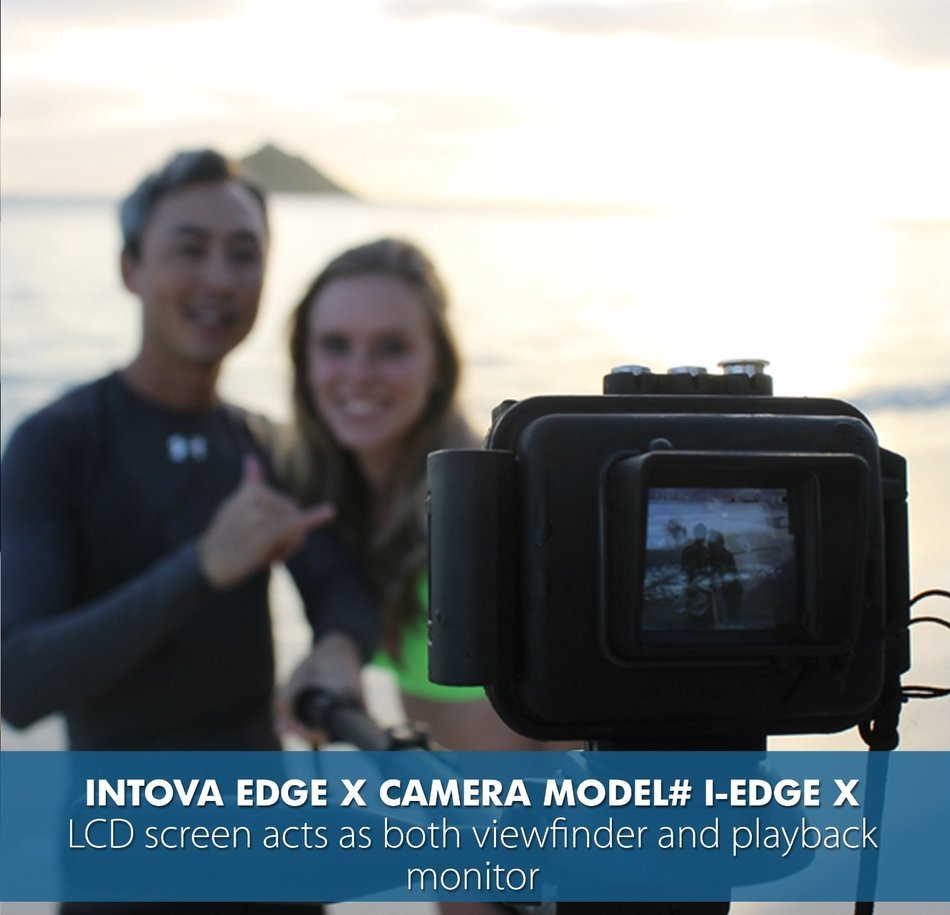 Intova Edge X Waterproof 1080p HD WiFi Video Camera N2