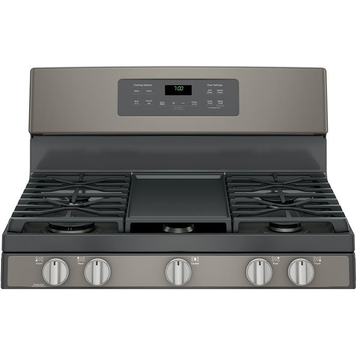 GE JGB700EEJES 30" Slate Gas Sealed Burner Range - Convection N2