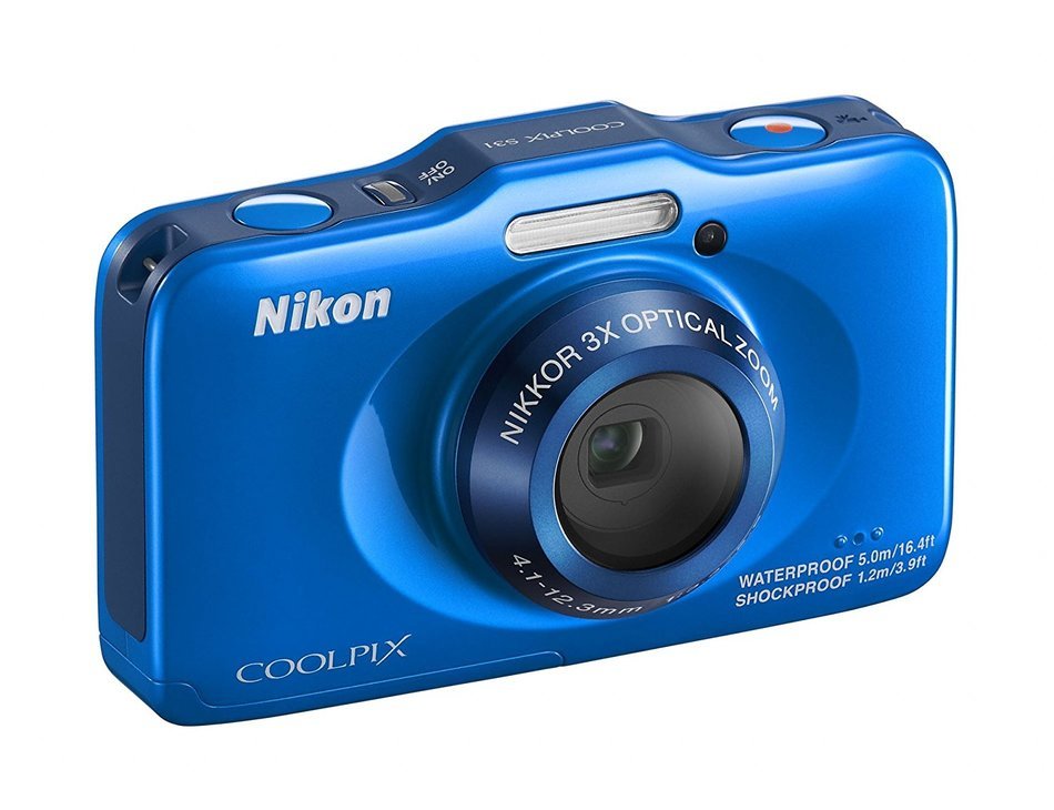 Nikon COOLPIX S31 10.1 MP Waterproof Digital Camera with 720p HD Video (White) (OLD MODEL) N5