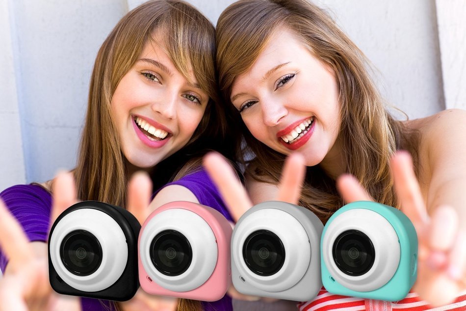 VuPoint Solutions Poki Cam Portable Handsfree Life Camera, Turquoise