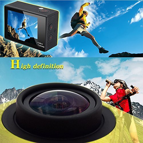 H9 2.0 Inch 170 Degree 6g Ultra-wide Angle Lens 4k Ultra-hd 30-meter Waterproof Wi-fi Sports Diving Camera, with...