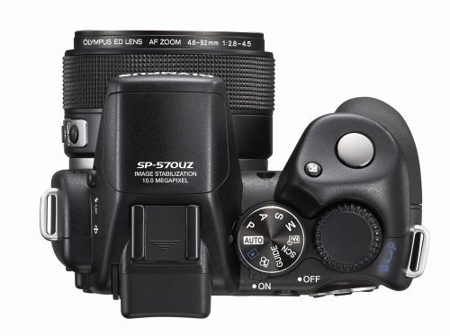 Olympus SP-570UZ 10MP Digital Camera with 20x Optical Dual Image Stabilized Zoom N3
