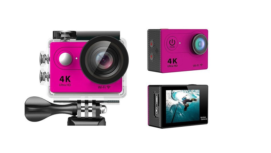 MARVUE MA90 4K WIFI Sports Action Camera FULL HD 1080P 60fps 16MP Waterproof Digital Video Recorder (SILVER) N3