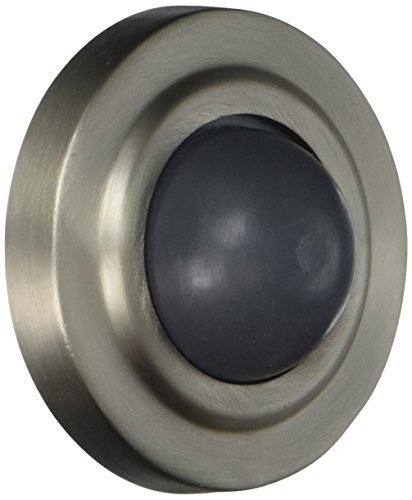 Deltana WBC238U15 23/8-Inch Diameter Solid Brass Convex Flush Bumper by Deltana