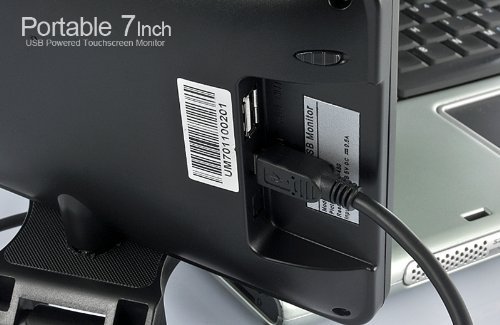 7 Inch LED Touchscreen USB Powered Portable Monitor- 800x480 Resolution N2