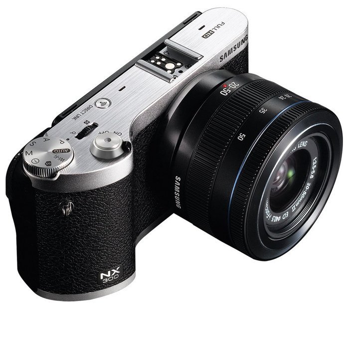 Samsung NX300 20.3MP CMOS Smart WiFi Mirrorless Digital Camera with 20-50mm Lens and 3.3" AMOLED Touch Screen... N5
