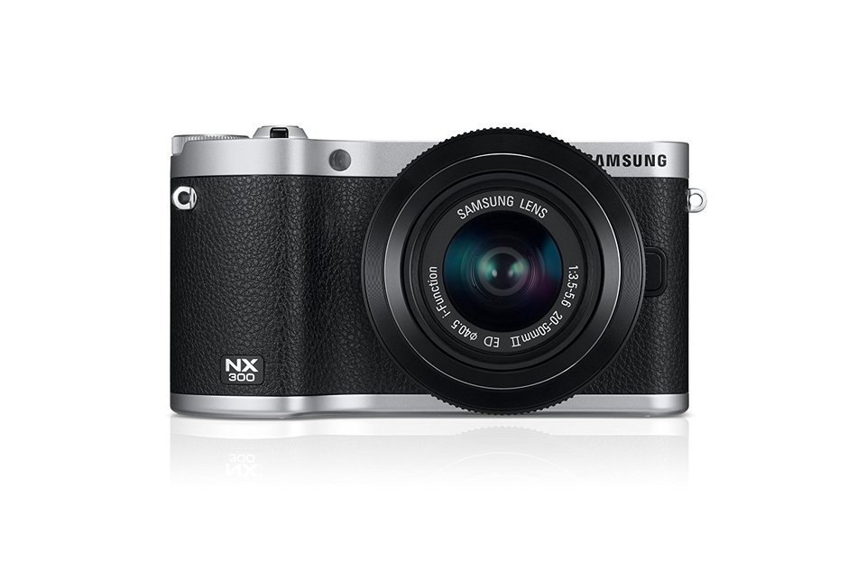 Samsung NX300 20.3MP CMOS Smart WiFi Mirrorless Digital Camera with 20-50mm Lens and 3.3" AMOLED Touch Screen... N6