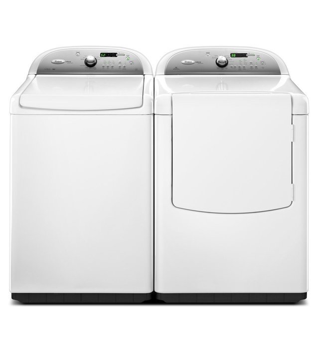 Whirlpool WGD8200YW Cabrio 7.6 Cu. Ft. White Gas Front Load Dryer
