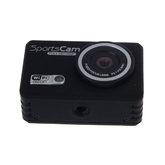 Action Camera, TONSEE F39 HD 1080P WIFI Sports Helmet Camera 5.0MP Waterproof Camcorder - Black N3