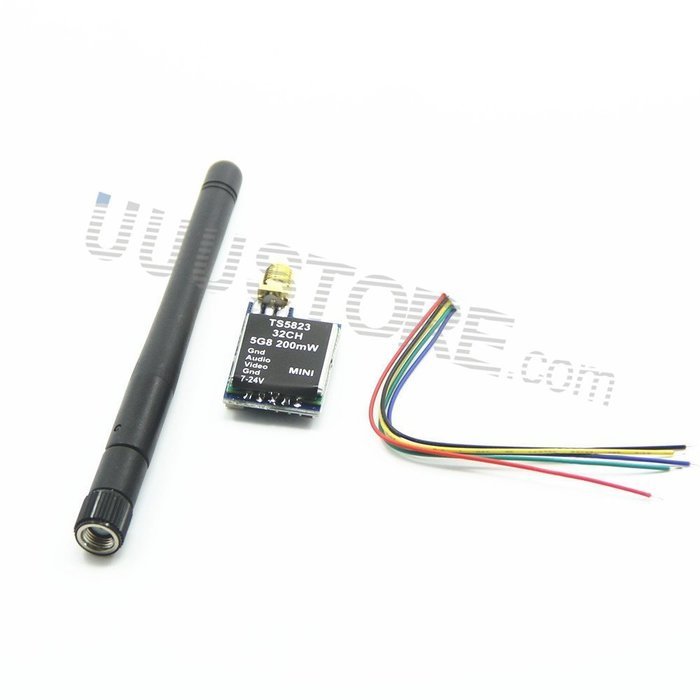 Boscam FPV RC 5.8Ghz 5.8G 2W 2000mW 8CH 8 Channels Wireless AV Audio Video Transmitter sender TS582000 and RC805...