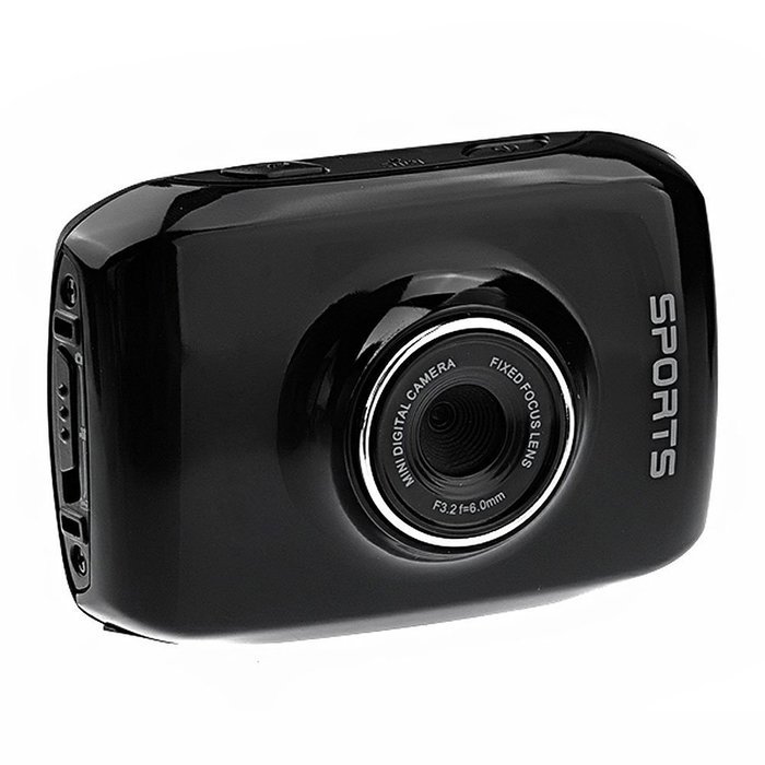 niceEshop(TM) Portable Outdoor Sport HD Camera Dashboard Dash Mini Video Camera (Black) N2
