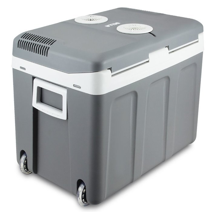Della 40 Quart Portable 12V Electric Cooler/Warmer Thermoelectric Travel Camping RV w/ Wheels N3