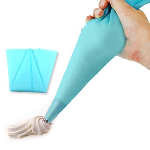 Generic Small/Large Decorating Reusable Cake Silicone Pastry Bag Icing Piping Cream N3