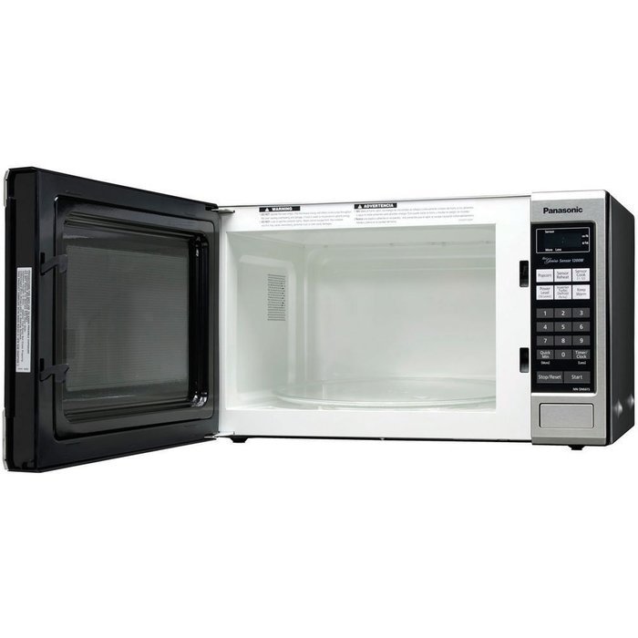 Panasonic Refurbished Countertop Microwave Oven, with Inverter Technology, 1250W 1.2 Cu. Ft. Stainless Steel (... N2