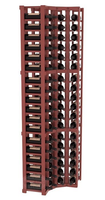 Wine Racks America Ponderosa Pine 4 Column Wine Cellar Corner Kit. 13 Stains to Choose From! N7