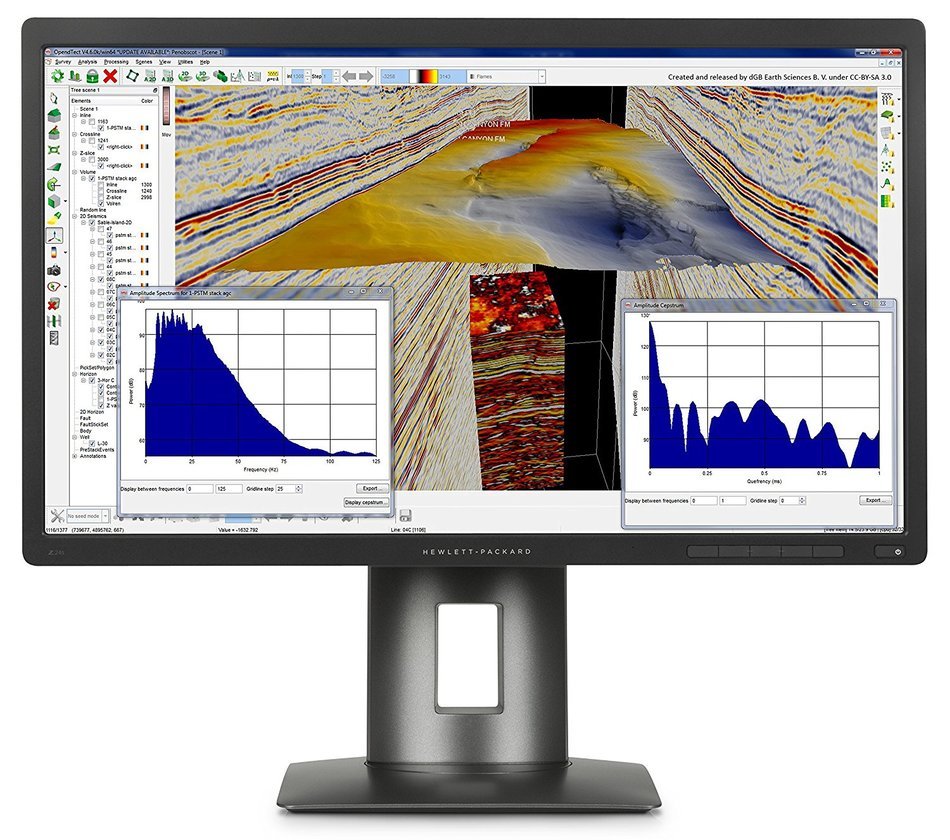 HP J2W50A8#ABA Z24s 23.8'' 4K UHD 2160p LED-Backlit LCD Monitor, Black