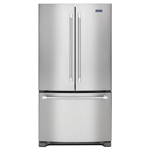 Maytag&reg; 20 cu. ft. 3-Door French Door Refrigerator with Counter Depth Styling N6