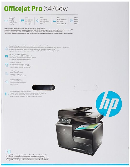 HP OfficeJet Pro X476dw Office Printer with Wireless Network Printing, Remote Fleet Management & Fast Printing... N3