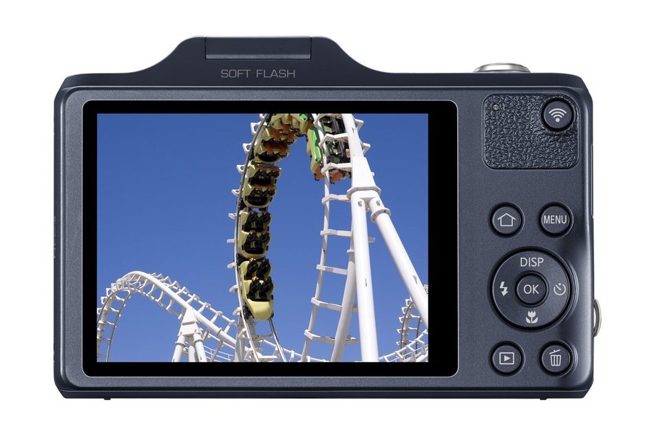 Samsung WB50F 16.2MP Smart WiFi & NFC Digital Camera with 12x Optical Zoom and 3.0" LCD (Black) N12