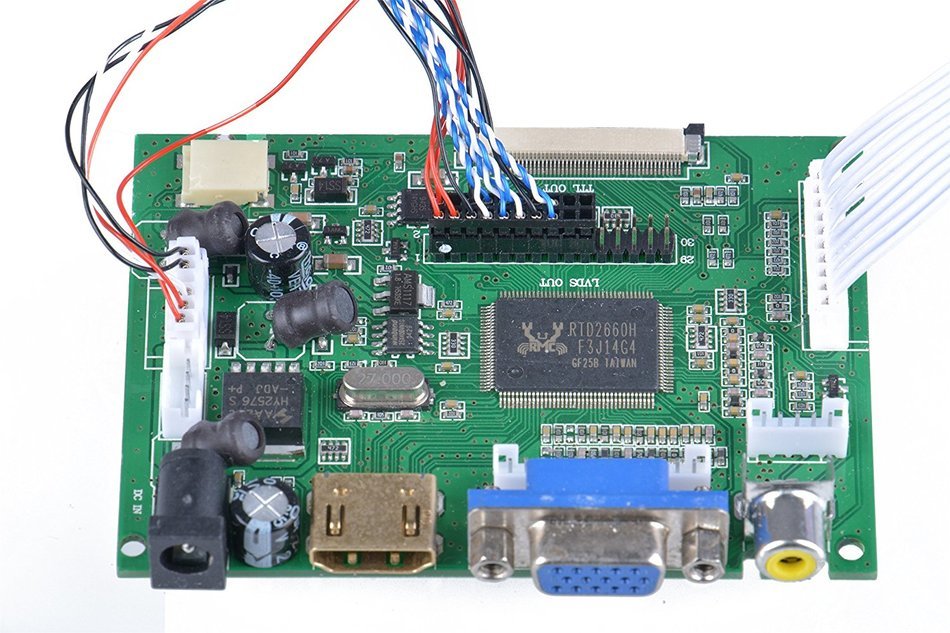 Makerfire Raspberry pi 10.1 inch High Resolution 1366*768 IPS LCD Display Module Kit