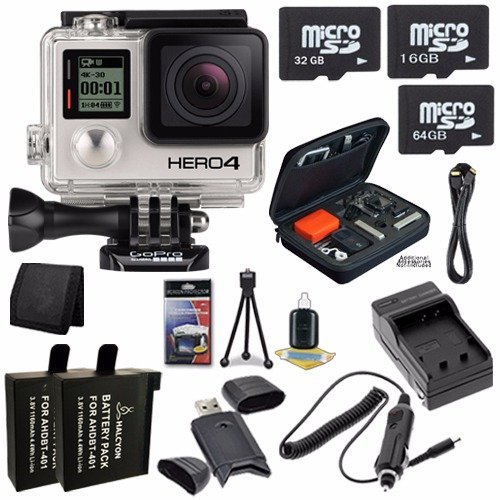 GoPro HERO4 Black Edition 4K Action Camera Camcorder 112GB Bundle 8