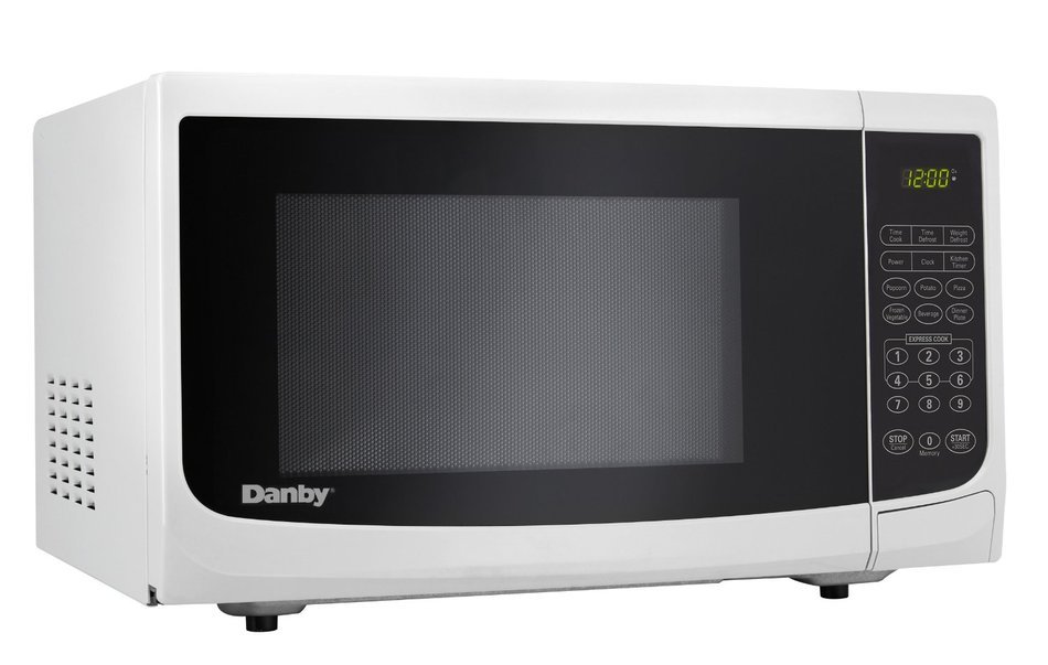 Danby Designer 0.7 cu.ft. Countertop Microwave, Black/Stainless Steel N6