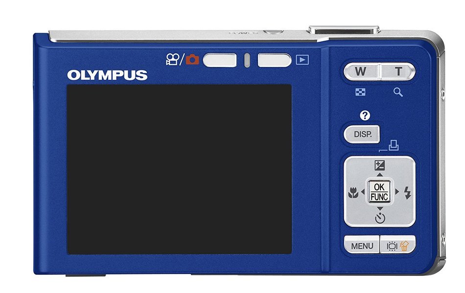 Olympus FE360 8MP Digital Camera with 3x Optical Dual Zoom (Blue) N2