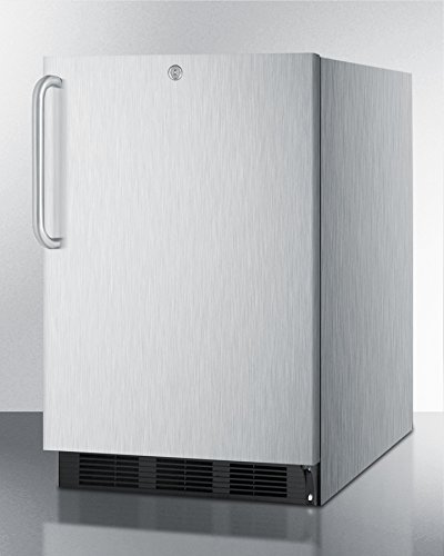 Summit SPR7OSST Professional 5.5 Cu. Ft. Stainless Steel Undercounter Built-In Compact Refrigerator N2