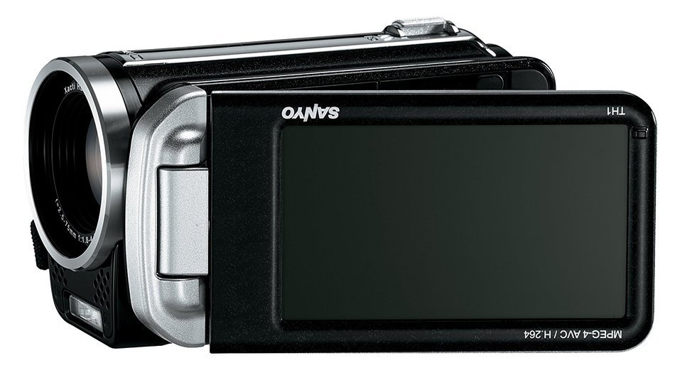 Sanyo VPC-TH1 HD Compact Flash Memory Camcorder w/ 30x Optical Zoom (Silver) (Discontinued by Manufacturer) N3