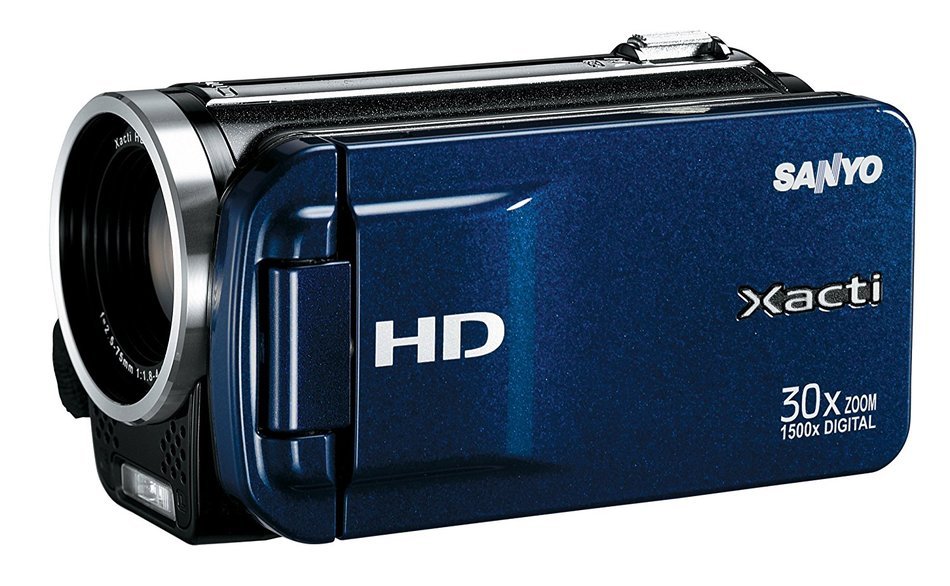 Sanyo VPC-TH1 HD Compact Flash Memory Camcorder w/ 30x Optical Zoom (Silver) (Discontinued by Manufacturer) N4