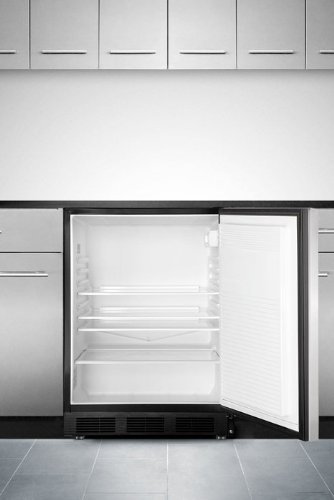 AccuCold FF7BBISSHH 24" FF7BI Series Medical Commercial Freestanding or Built In Compact Refrigerator with 5.5...