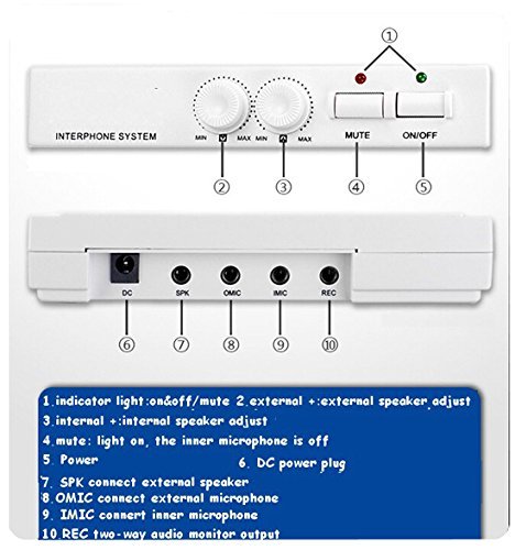 Drive Thru Intercom Kit for Restaurants Voice Boom Bank Amplifier N2