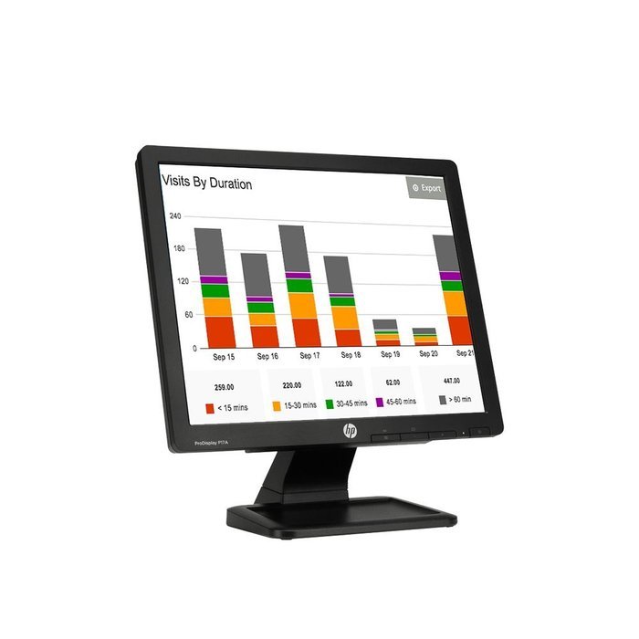Privacyview PVH11710 17-Inch LED Monitor Integrated 3M Privacy Filter- 5:4 Aspect Ratio HP... N2