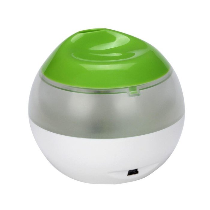 DZT1968 Home Mini Ultrasonic Aroma LED USB Humidifier Air Diffuser Purifier Atomizer green N3