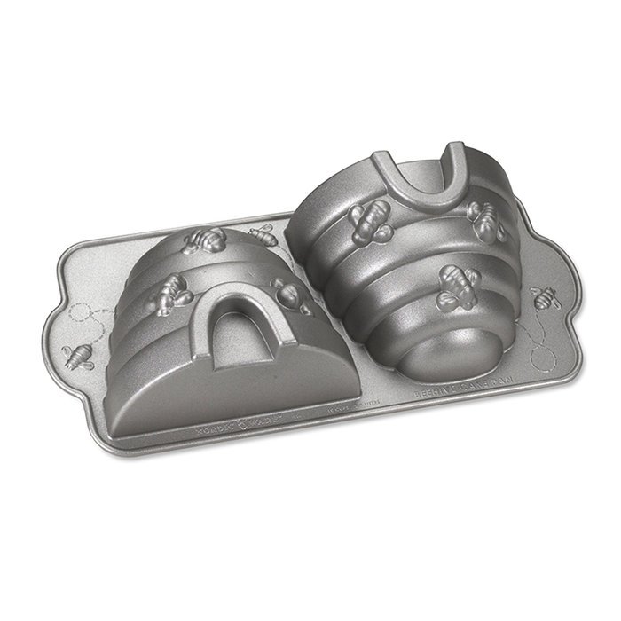 Nordic Ware Heritage Bundtlette Cake Pan, Metallic N2