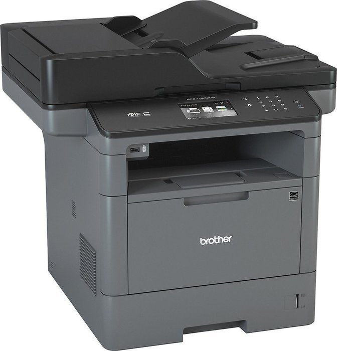 Brother - MFC-L5800DW Wireless Black-and-White All-In-One Laser Printer