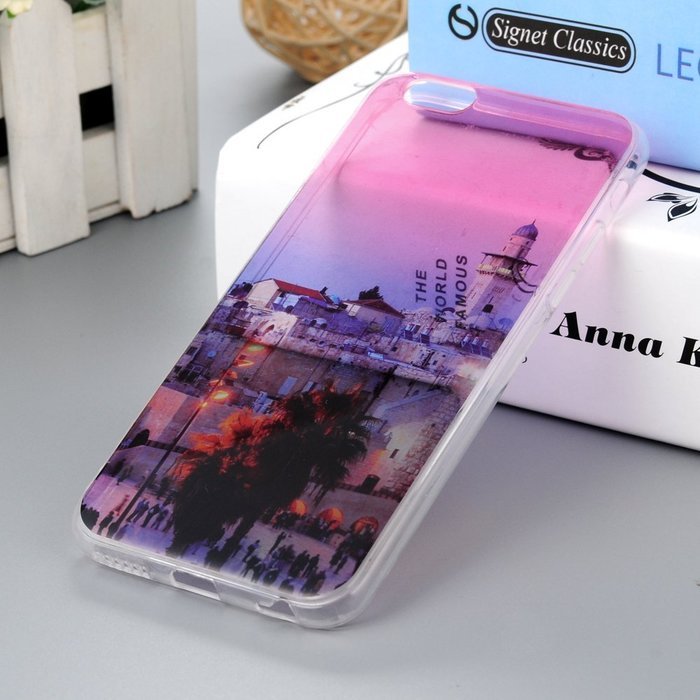 Badalink iPhone 6S Case,iPhone 6 Case (4.7") Soft TPU Shockproof Rubber Skin Gel Fancy Scenery Series Bumper Slim... N12