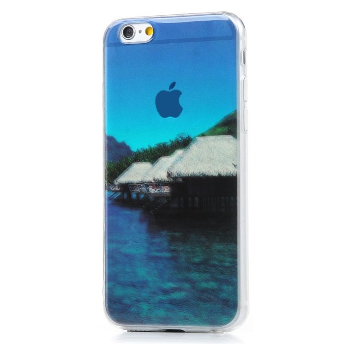 Badalink iPhone 6S Case,iPhone 6 Case (4.7") Soft TPU Shockproof Rubber Skin Gel Fancy Scenery Series Bumper Slim... N15