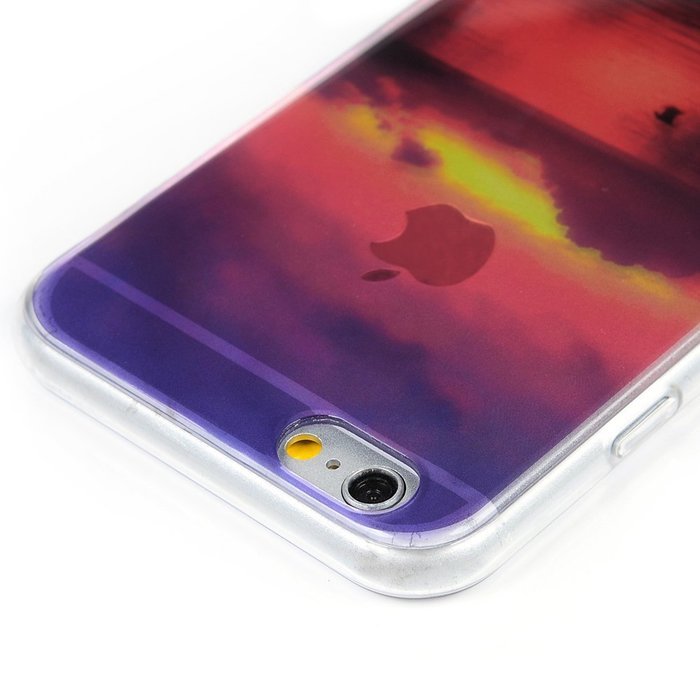 Badalink iPhone 6S Case,iPhone 6 Case (4.7") Soft TPU Shockproof Rubber Skin Gel Fancy Scenery Series Bumper Slim... N17