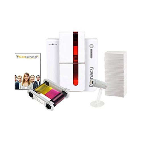 ID Card Maker - Evolis Primacy Expert Dual-Side Card Printer + Supplies